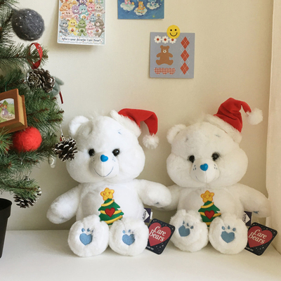 韩国carebears正版爱心小熊彩虹熊圣诞节公仔玩偶生日礼物女生