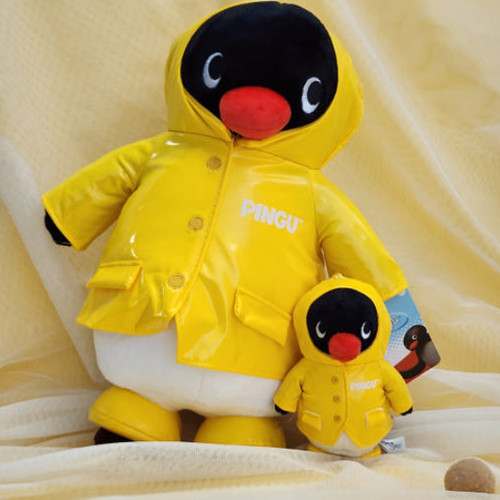 韩国正版雨衣pingu电影联名挂件