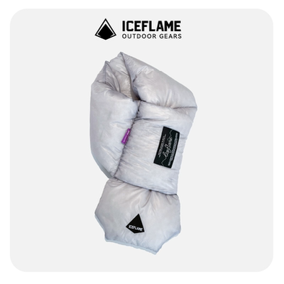 冰焰羽绒围巾鹅绒保暖防风超轻