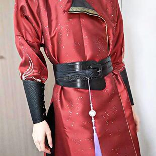 魏无羡cos服骑射服唐装圆领袍便宜学生党长款爆款蓝忘机魔道祖师