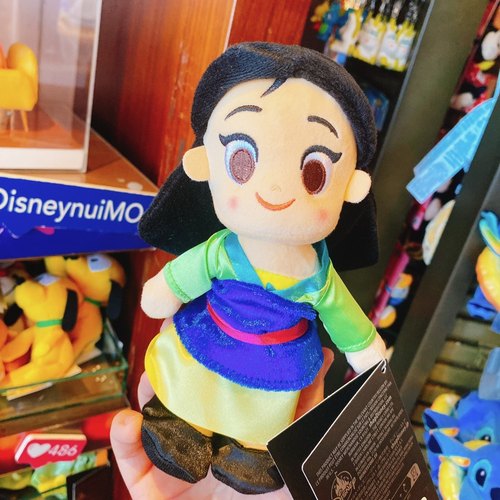 香港迪士尼米奇维尼跳跳虎花木兰E夫人史迪仔nuiMos骨架公仔换装