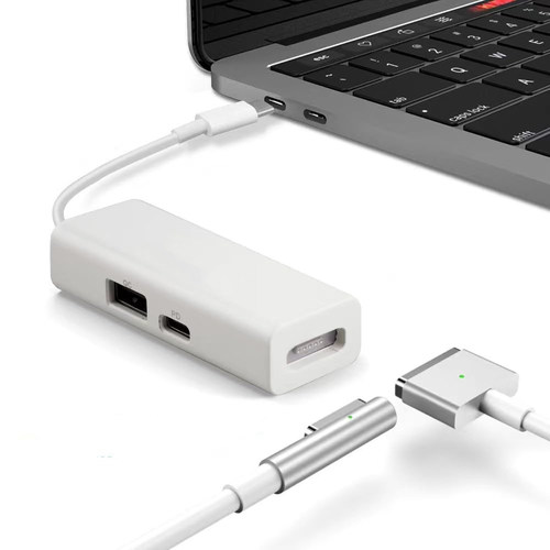 适用于Type C转MagSafe1/2 3合1 USB-C to MagSafe Adapter Macbo