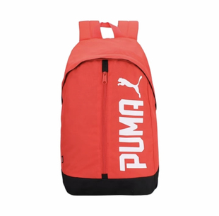 彪马PUMA Pioneer 经典大Logo印花红色书包背包双肩包男女同款