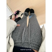 直筒休闲长裤 XFYSTYLE_750g双面绒加厚 醋酸羊毛呢垂感显瘦窄版 女