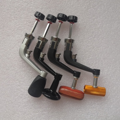 渔轮纺车轮鱼线轮金属渔轮摇柄全金属超大号手柄摇把手把渔具配件