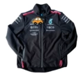 Mercedes-Benz Black and Red Fleece Top