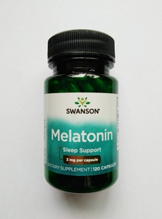 美国原装 SWANSON褪黑素胶囊 3MG*120粒美国直邮
