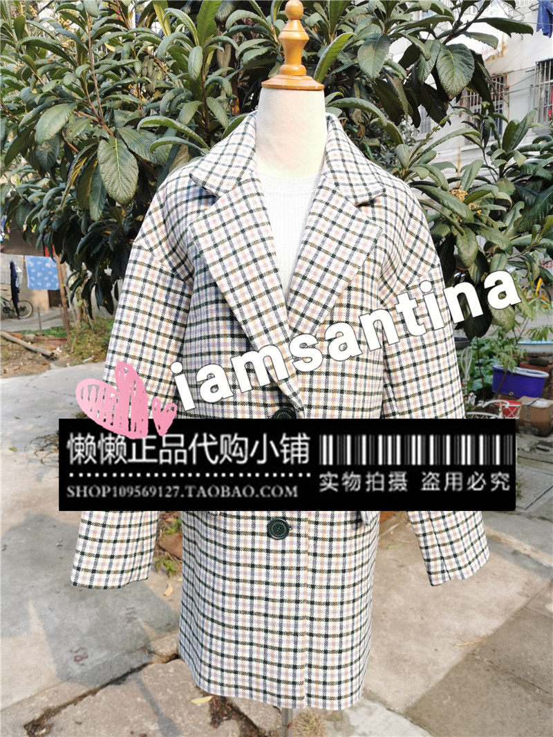 JUCY懒懒家特惠现货发实拍秋毛呢外套
