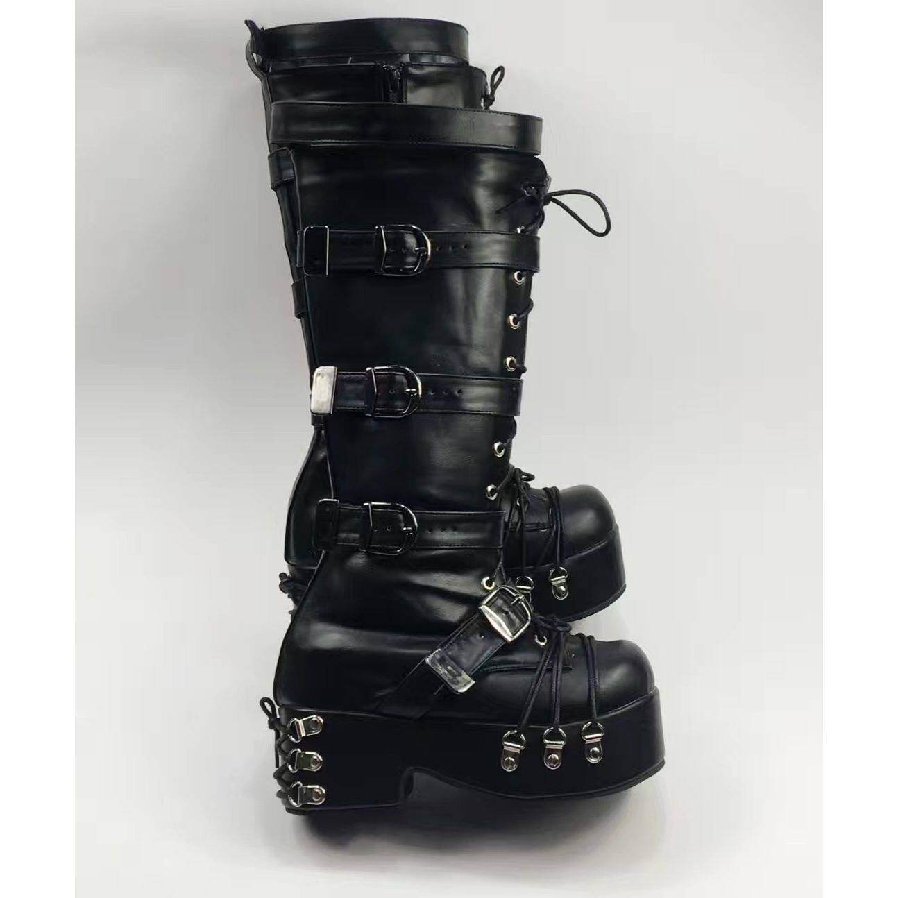 antaina厚底松糕鞋马丁靴