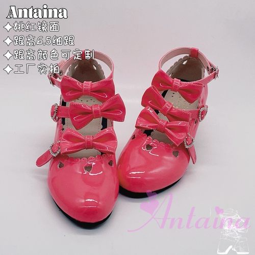 可定制蝴蝶结扣带lo鞋antaina