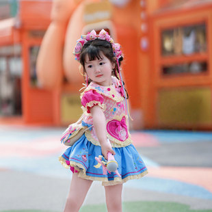 原创女童套装2025新款小马宝莉活泼美休闲舒适日常穿搭幼儿园套装