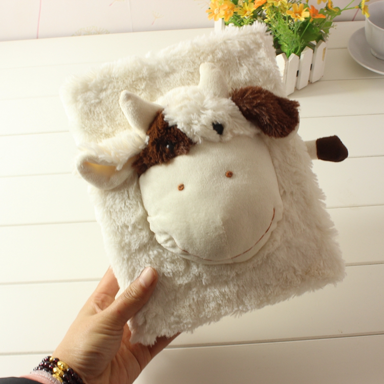 可爱卡通毛绒动物5寸200张立体相册本5寸过塑相簿宝宝成长影集