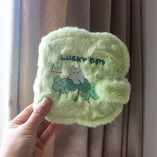 四叶草毛绒三寸卡册一宫格活页拍立得相册爱豆收藏卡小卡收纳卡