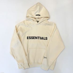 fog风格 ESSENTIALS复线20FW新款 套头帽衫 大富豪潮流现货 白色