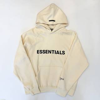 【大富豪潮流现货】ESSENTIALS复线20FW新款fog风格套头帽衫白色