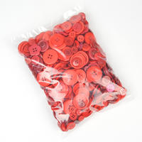 Children's colorful resin button painting diy handmade material package, kindergarten decoration small twist button, button flower thumbnail 6