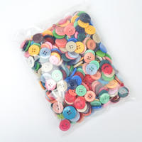 Children's colorful resin button painting diy handmade material package, kindergarten decoration small twist button, button flower thumbnail 3