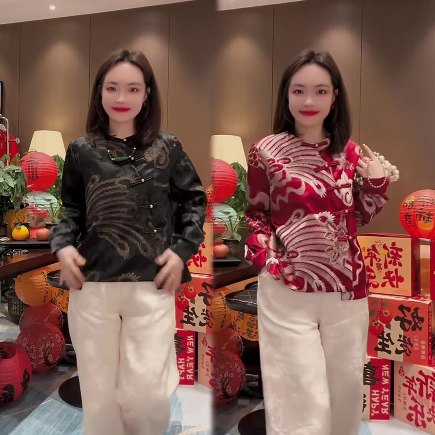 民族风盘扣衬衫上衣女