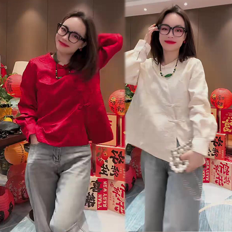 新中式国风复古洋气衬衫