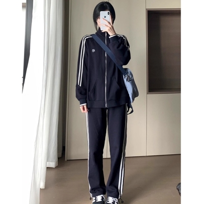 【铃音高】运动服套装女春秋款日系学院风百搭校服卫衣卫裤jk制服