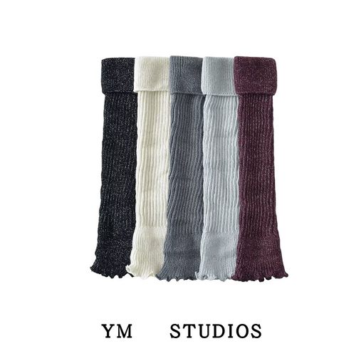 加厚亮片针织保暖保暖腿套