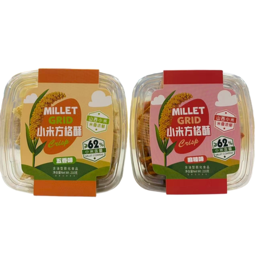 小米方格酥麻辣味五香味1盒*210g