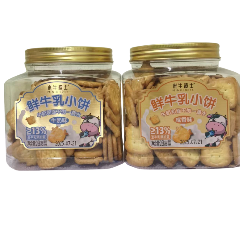米牛波士牛乳小饼牛奶味咸香味