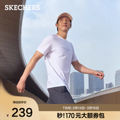 百搭宽松短袖 斯凯奇2026夏季 T恤衫 男子时尚 舒适休闲运动服 新款