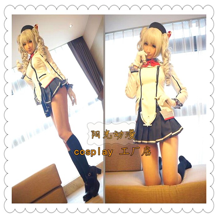 舰队collection新 舰娘 鹿岛cos服 cosplay服装 现货女装