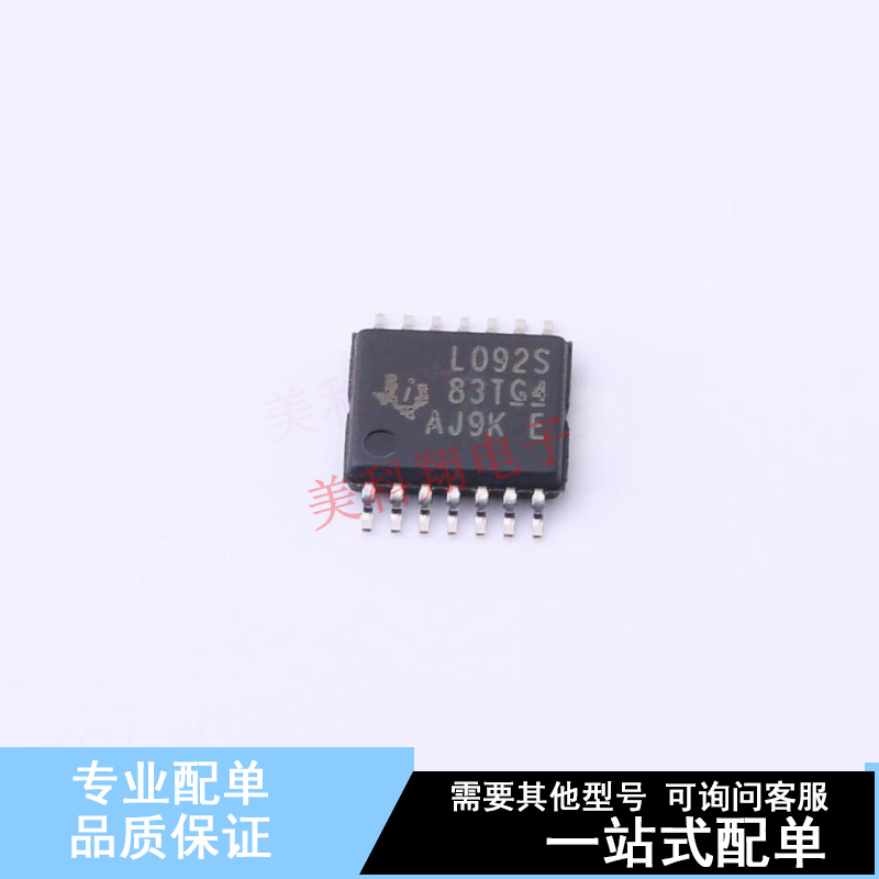 单片机(MCU/MPU/SOC) MSP430L092SPWR TSSOP-14 TI 全新原装正品
