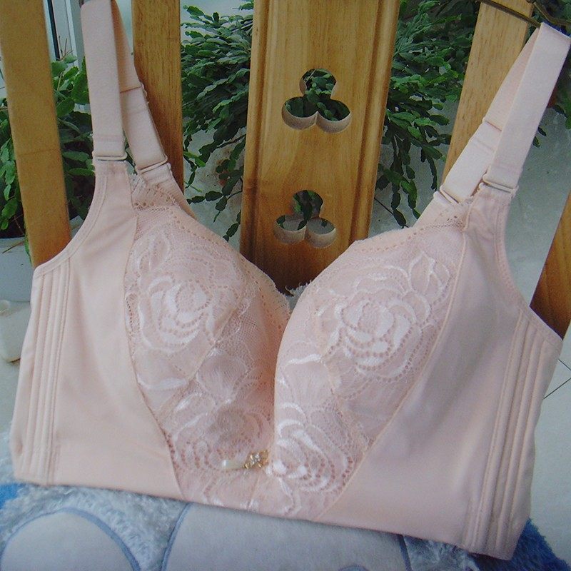 无钢圈聚拢文胸舒适不勒全罩杯薄款80c 80d 85c 85d 90b 90c 90d