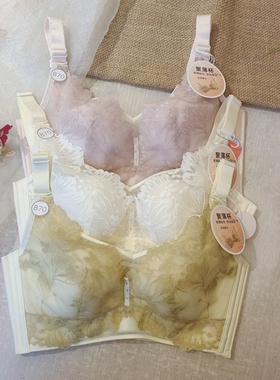 都市丽人超薄BC杯内衣YBH2K8聚拢蕾丝透气贴合兔儿杯软钢圈四排扣