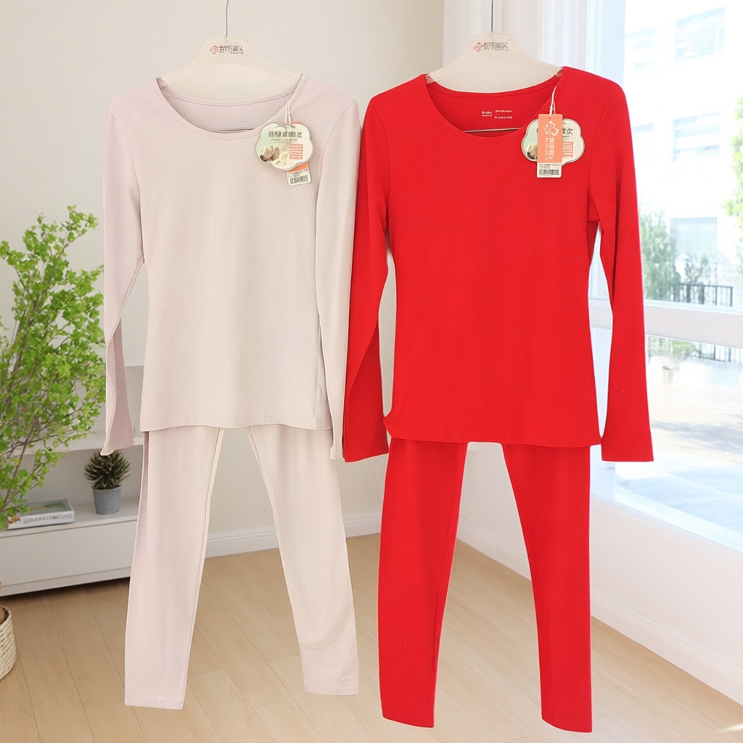 都市丽人女士秋衣秋裤套装