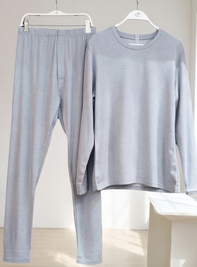 都市丽人FWH1D4正品男士秋衣秋裤轻羽绒系列中厚柔软透气保暖套装