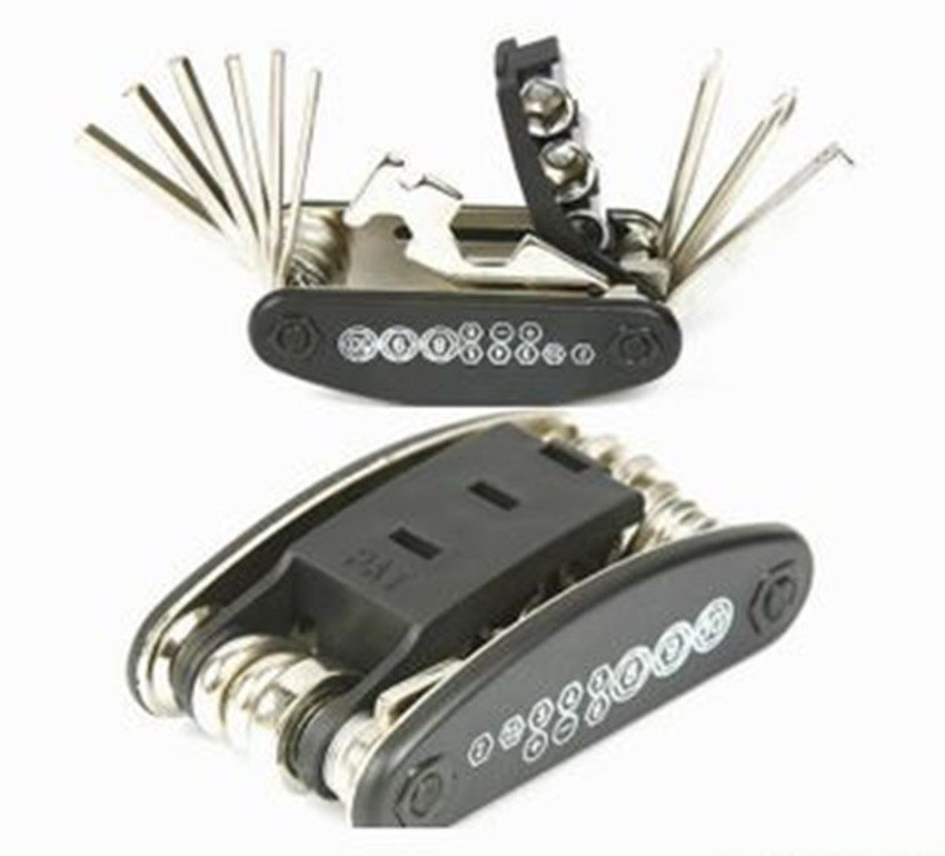 15合一多功能自行车组合修车维修理工具 自行车配件装备