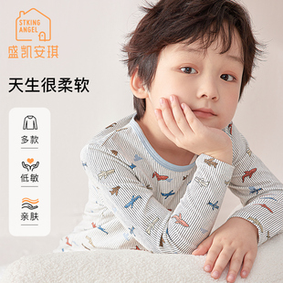 男孩内衣套装 儿童线衣线裤 男童春秋纯棉宝宝冬季 盛凯安琪秋衣秋裤