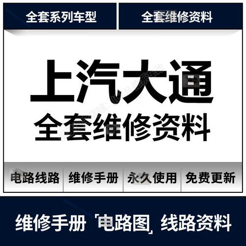 大通D90 G10 G50 T60 V80 D60 G20 维修手册电路图线路图端子图