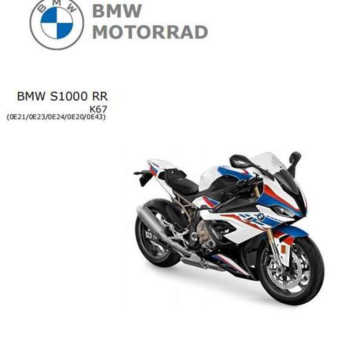 BMW 宝马S1000RR维修手册全车拆解图ABS零件扭矩表