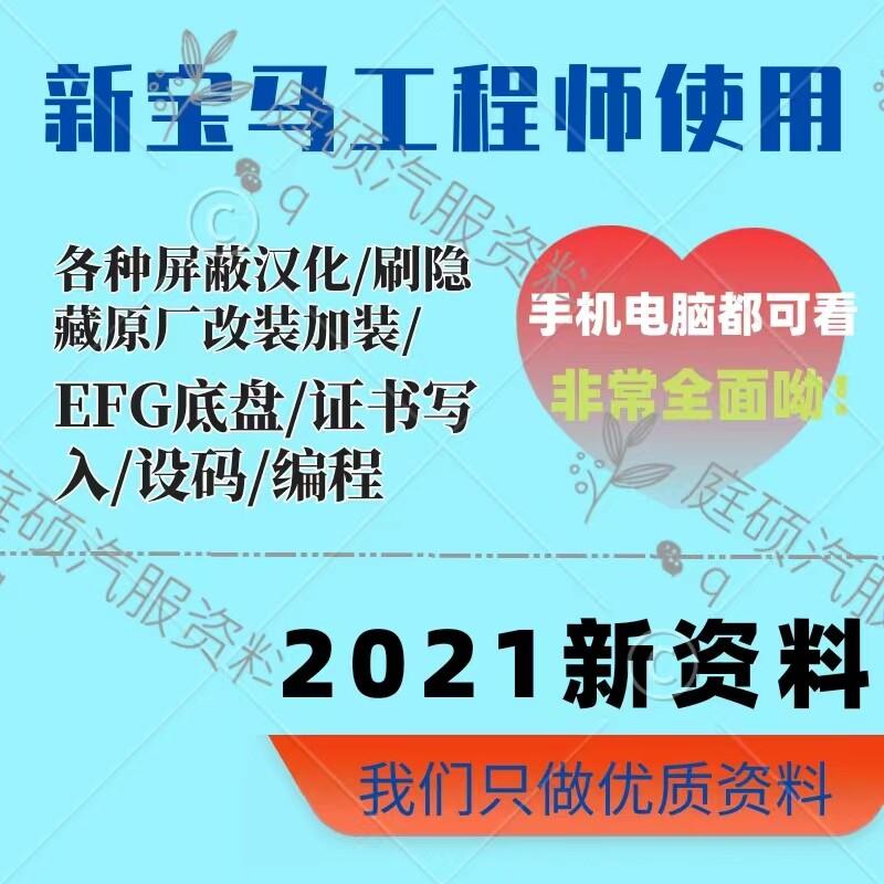宝马工程师。E F G编程设码TOOL32使用 EVO主机刷carplay教程