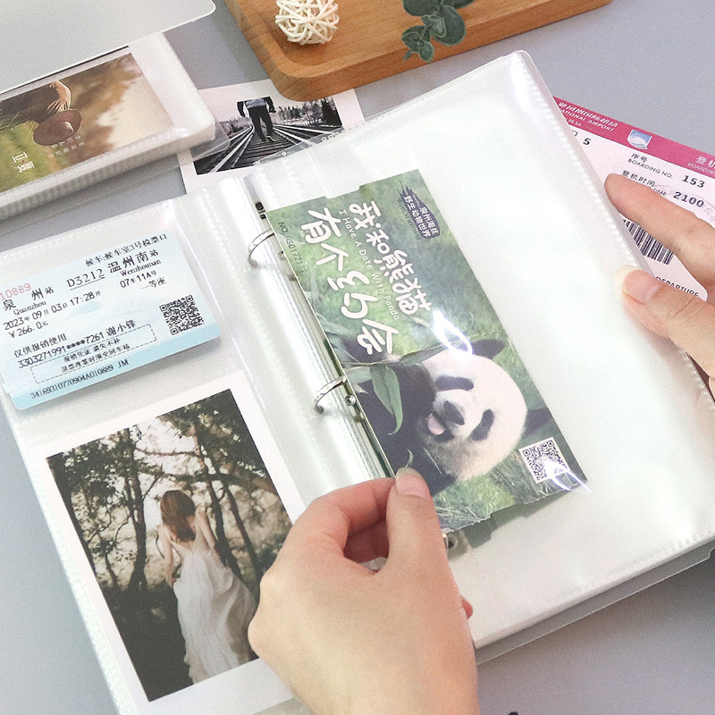 火车电影票名片收藏相册袋演唱会