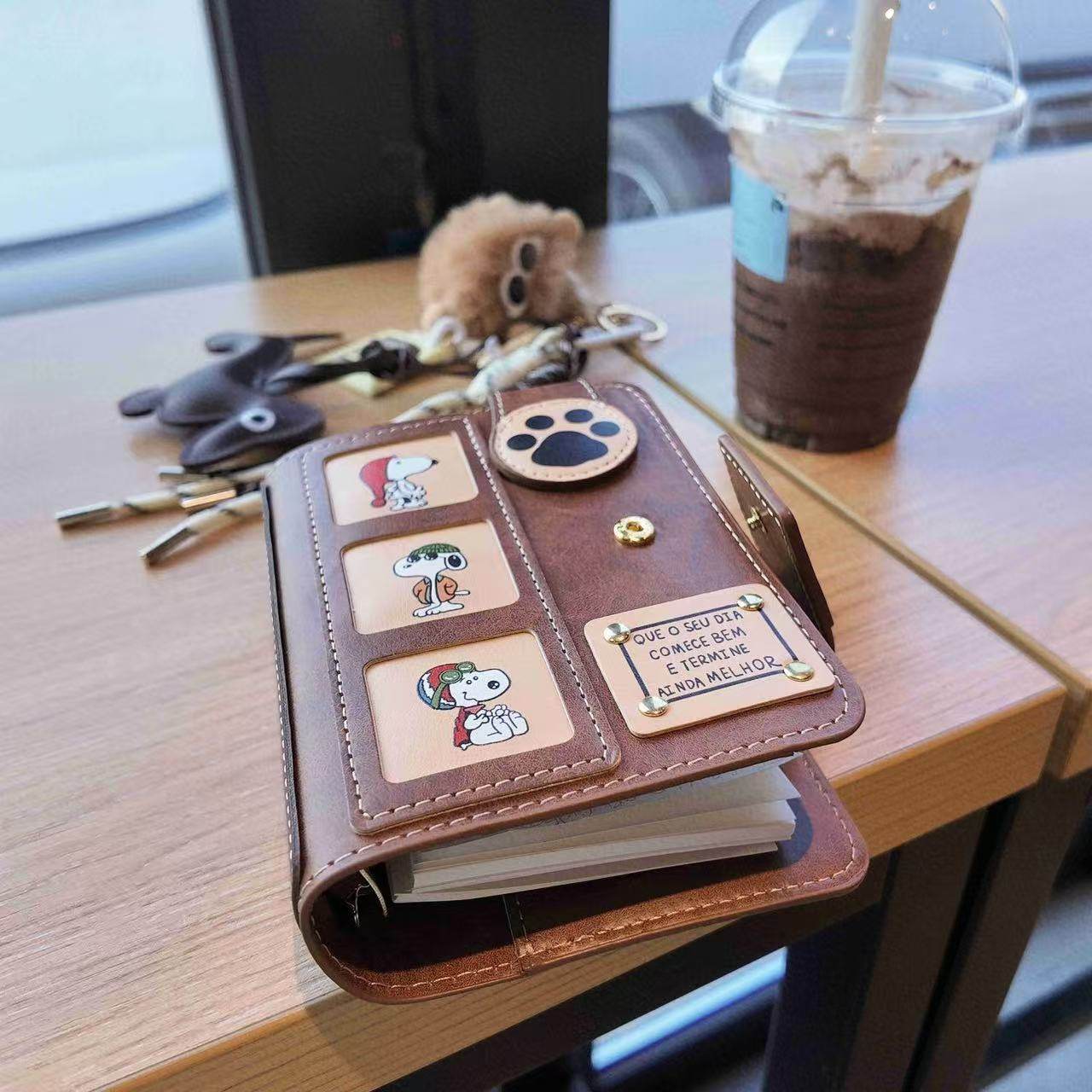 a7可爱史努比手工复古手帐本活页手账本ins风随身大容量日笔记本,文具电教/文化用品/商务用品,手帐/日程本/计划本,淘宝优惠券,粉丝福利购,淘宝优惠卷