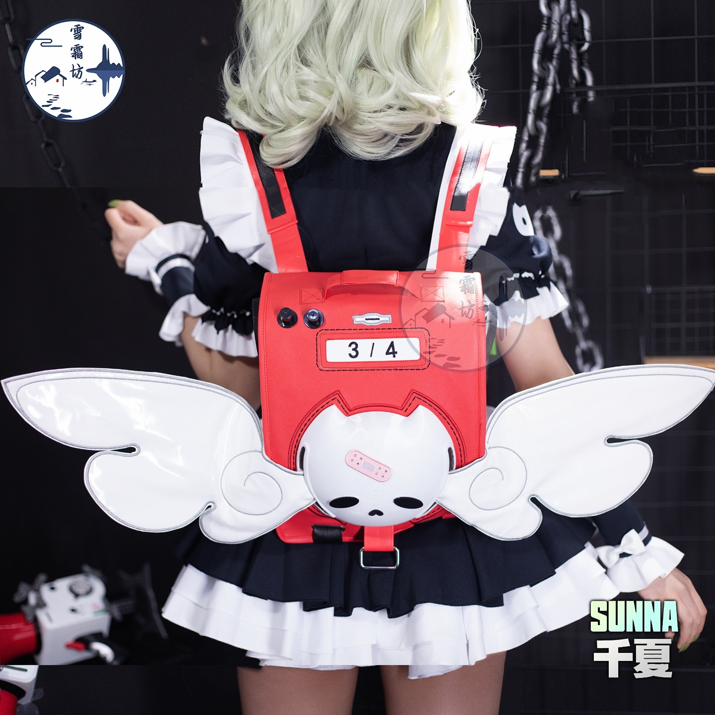 雪霜坊绝区零妄想天使千夏cos背包可爱翅膀书包cosplay动漫展道具图片