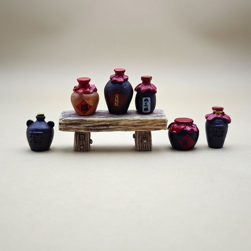 创意微缩仿真小酒坛模型