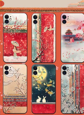 立体浮雕华为mate60pro手机壳50新款40老人pura70妈妈p50适用p40故宫p60古风nova12国风9全包11防摔10软壳7女