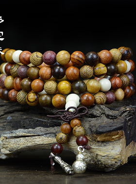 多宝珠佛珠念珠手链 108女款手串红木鸡翅木黄花梨文玩小饰品厂家