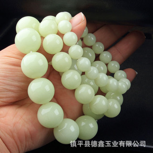 夜光石手链8-20mm规格齐全夜明珠手串 萤石手链 地摊展会直播货源