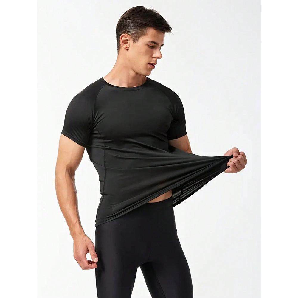 日常休闲穿搭圆领短袖T恤男欧码跨境亚马逊速干运动健身训练上衣,男装,T恤,淘宝优惠券,粉丝福利购,淘宝优惠卷
