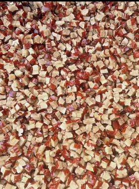 碎枣丁20斤新疆若羌红枣鲜丁脆丁散装碎颗粒奶茶烘焙原陷料枣粉