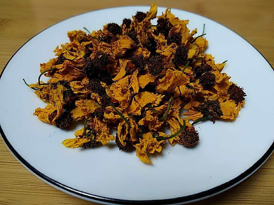 新疆 天山雪菊 花草茶红菊花茶 昆仑血菊胎菊贡菊50g养生玫瑰红茶