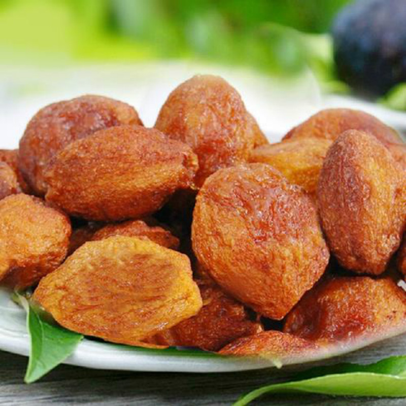 2022新货新疆特产库车小白杏子干树上杏干吊死干500g干杏肉仁两吃